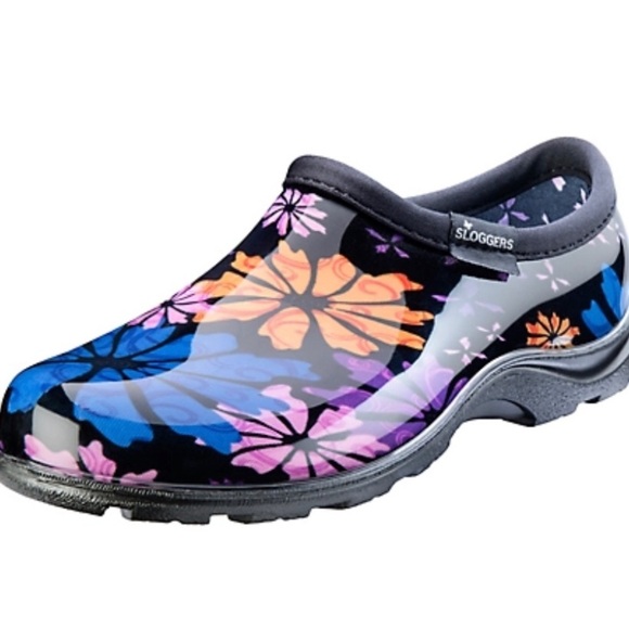 🌙 NEW SLOGGERS SHOES SIZE 10 FLOWER PRINT - Picture 4 of 4
